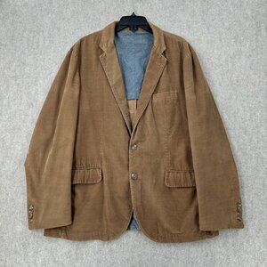 Vintage J Crew‎ Blazer Mens XL Sports Coat Suit Jacket Corduroy Rowing Man READ
